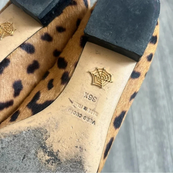 Charlotte Olympia
Kitty Cat-Embroidered Calf Hair Slipper, Leopard - Picture 6 of 8